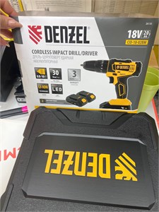 Аккумуляторная ударная дрель-шуруповерт Denzel cid-18-02bm 890000603433