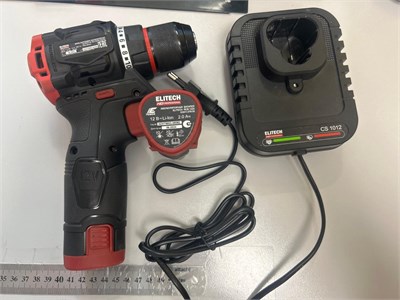 Дрель аккумуляторная Elitech CD 12L2 890000607793
