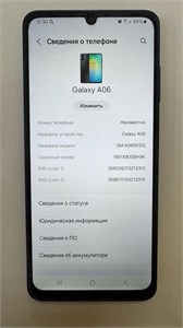 SAMSUNG GALAXY A06 6/128 890000607808