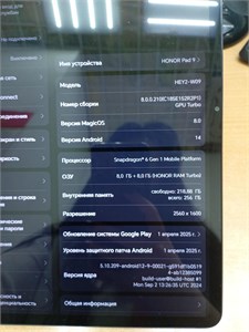 Планшет HONOR Pad 9 8/256 890000609811