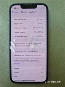 APPLE IPHONE 13 MINI 256 ГБ 890000610652
