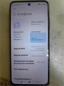 XIAOMI REDMI NOTE 10T 4/128 890000611285