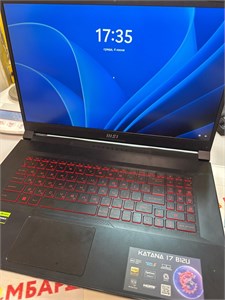 Ноутбук msi katana 17 b12u 812xru 12450H RTX 3050 890000618828
