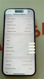APPLE IPHONE 16 128 ГБ 890000618508