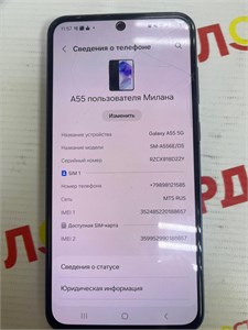 SAMSUNG GALAXY A55 5G 8/256 890000623346