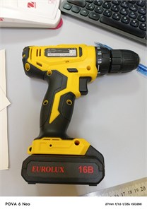 Дрель-шуруповерт EUROLUX ДА-16/2LI 890000623244
