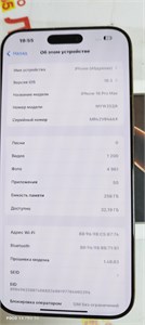APPLE IPHONE 16 PRO MAX 256 ГБ 890000597808