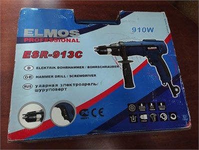 Дрель шуруповерт ELMOS ESR-913C 890000631276