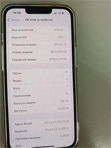 Apple iPhone 13 128 ГБ 890000629616