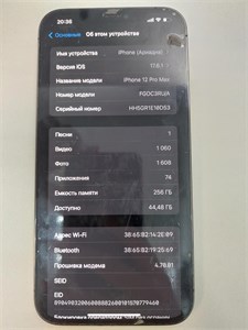 APPLE IPHONE 12 PRO MAX 256GB 890000625662
