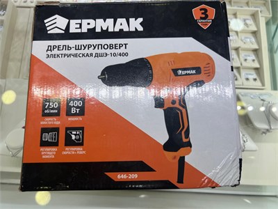 Электрическая дрель-шуруповерт ЕРМАК ДШЭ-10/400 890000646402
