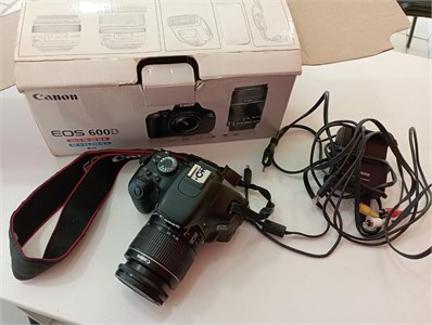 ФОТОАППАРАТ CANON EOS 600D + 18-55 объектив 890000617594