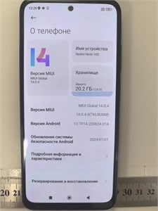 XIAOMI REDMI NOTE 10S 6/128 ГБ 890000652981