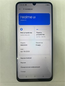 REALME NOTE 60 4/128 ГБ 890000654759