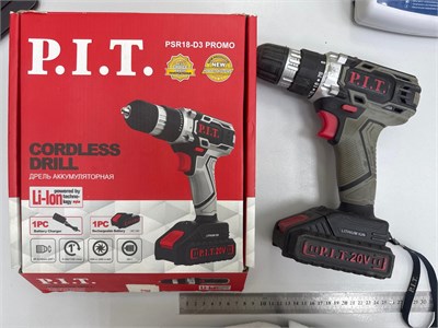 Аккумуляторная дрель-шуруповерт P.I.T. PSR18-D3 Promo 890000658190