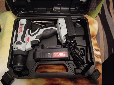 Дрель-шуруповерт Ресанта ДА-20-2ЛК 890000658827