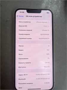 APPLE IPHONE 13 128 ГБ 890000578404